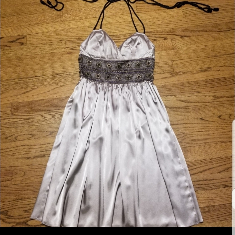 Lyndia Procanik Champagne strings dress - Picture 9 of 9